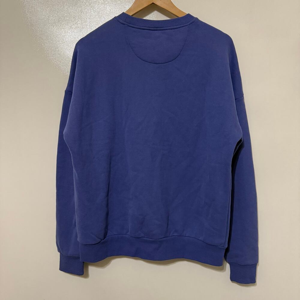 Fila Women' M "Moda Nella Vita Attiva" Blue Long Sleeve Crewneck Sweater Sport - Picture 5 of 9